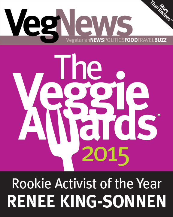 VegNews Rookie Activist of the Year Award Rowdy Girl Sanctuary