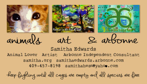 animals-art-arbonne-business-cards
