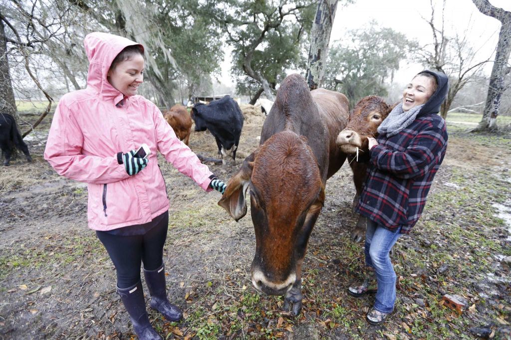 Houston Chronicle Story-27 Houston Chronicle Reporter Maggie Gordon with Renee