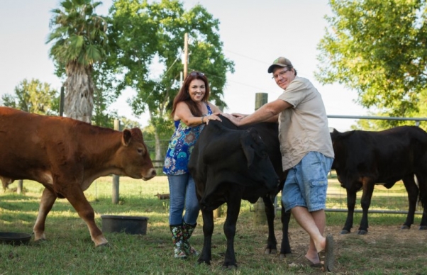 Renee and Tommy with Rowdy Girl Renee and Tommy with Rowdy Girl