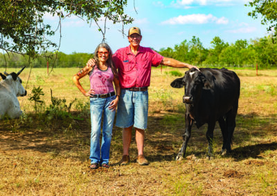 Renee and Tommy with Rowdy Girl