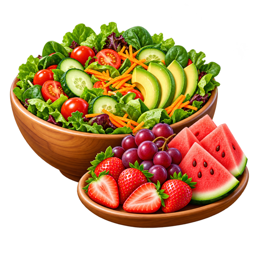 Vegan-Potluck-Raw-Table Raw vegan food icon